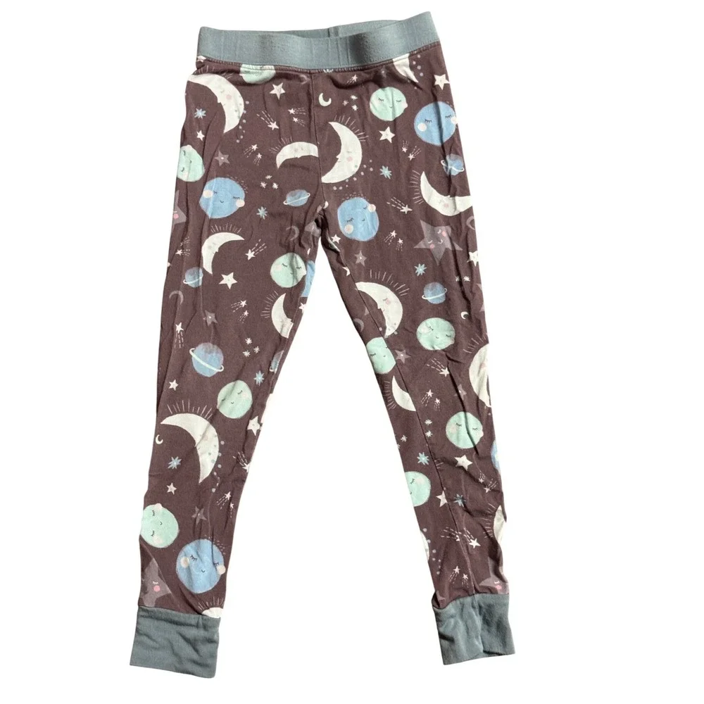 Little Sleepies 2T To the Moon & Back Bamboo Viscose Pajama Pants Celestial